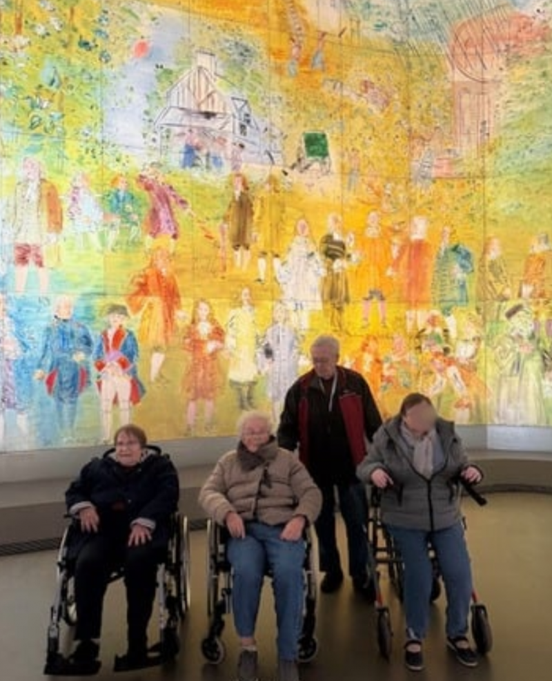 visite au musée de l'art moderne