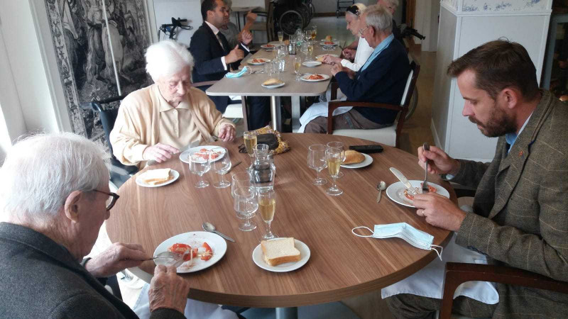 Quel plaisir de partager le déjeuner avec les vainqueurs de nos lotos hebdomadaires